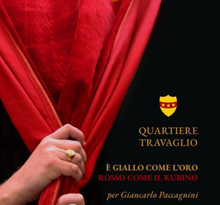 Sabato 1 Agosto 2026 “E’ Giallo come l’Oro, Rosso come il Rubino” per Giancarlo Paccagnini – ore 18 Via Donnoli